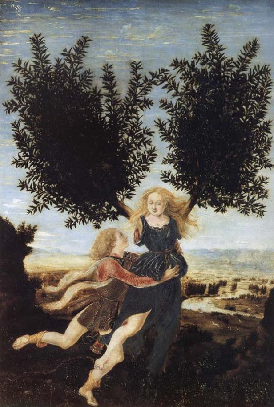 Antonio Pollaiuolo Apollo and Daphne